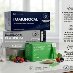Trio Potencia Total: Immunocal Regular + Immunocal Platinum + Optimizer Performance | Precio Colombia + Envío Gratis