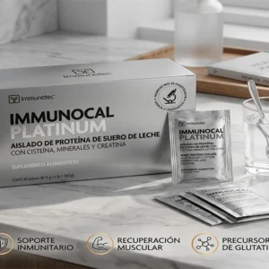 Rendimiento Avanzado y Longevidad Celular: Immunocal Platinum (30 Sobres)